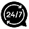 24 × 7 Support icon